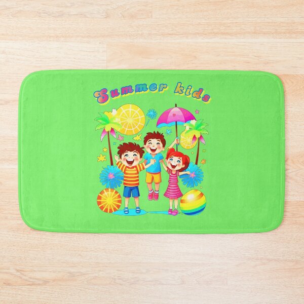 Item preview, Green Summer Kids Comicstyle colorful summer design not only for children designed and sold by kikidu21.