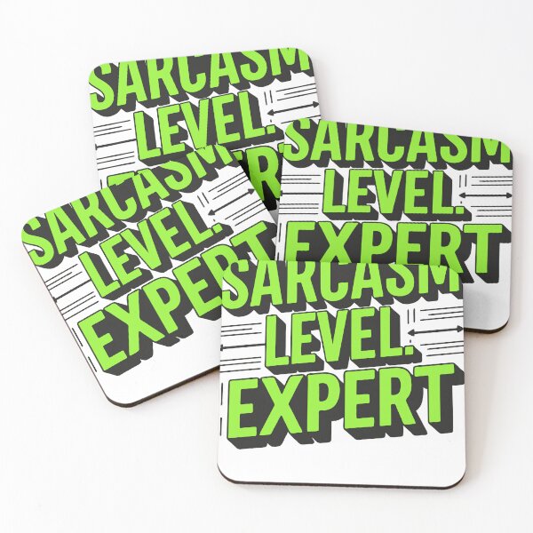 Item preview, Sarcasm Level Expert - Funny Quote Graphic Design designed and sold by BNCH44.