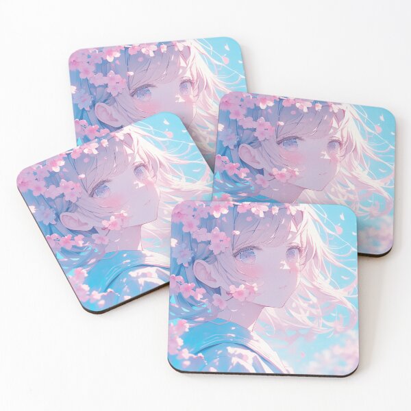 Item preview, Aesthetic Kawaii Girl Anime Japanese Colorful Wave For Gaming designed and sold by Damcoc.