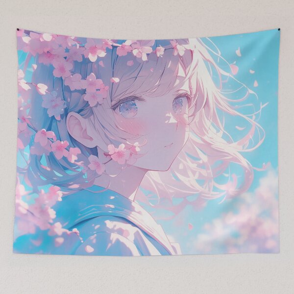 Item preview, Aesthetic Kawaii Girl Anime Japanese Colorful Wave For Gaming designed and sold by Damcoc.
