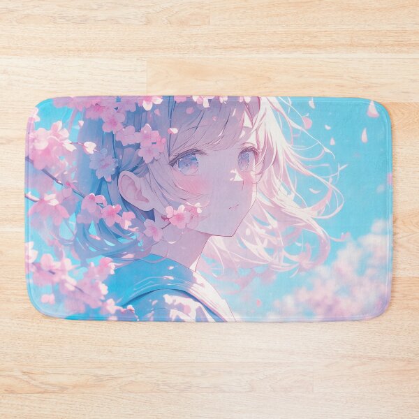 Item preview, Aesthetic Kawaii Girl Anime Japanese Colorful Wave For Gaming designed and sold by Damcoc.