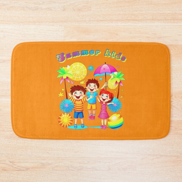 Item preview, Orange Summer Kids Comicstyle colorful summer design not only for children designed and sold by kikidu21.