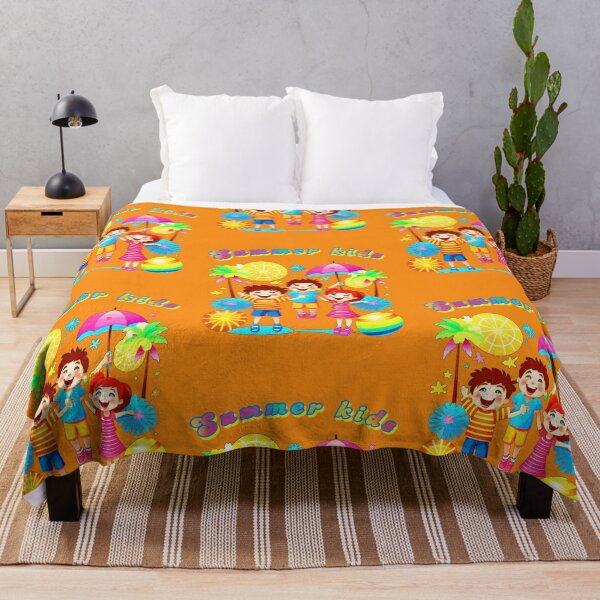 Item preview, Orange Summer Kids Comicstyle colorful summer design not only for children designed and sold by kikidu21.