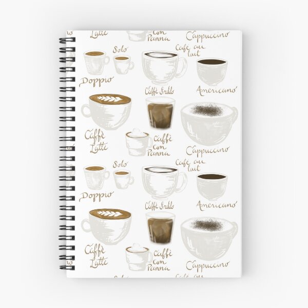 Item preview, Italian Coffee Types (and one French) designed and sold by kwestphalen13.