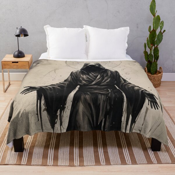 Item preview, Hooded Figure Ink Illustration designed and sold by ByteyCreatives.