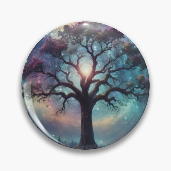 Item preview, Beautiful Cosmic Tree in Watercolor Paint designed and sold by EmeraldCauldren.