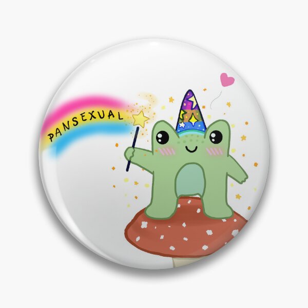 Item preview, Pansexual magic frog, outline designed and sold by 123MILK750.
