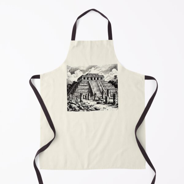 Item preview, Palenque, Mexico, Freehand Drawing style designed and sold by Gaborai.