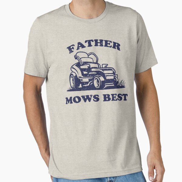 Item preview, Father Mows Best Vintage Retro 90s Style designed and sold by Idontwannaknow.