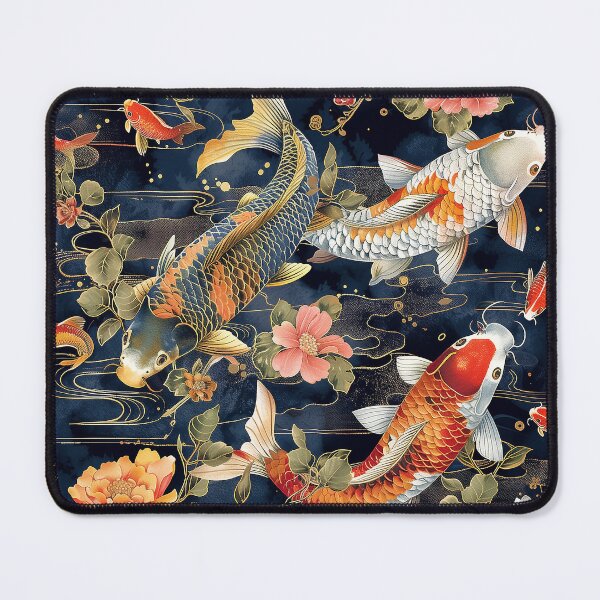 Item preview, Japanese koi fish pattern designed and sold by LittleNippon.