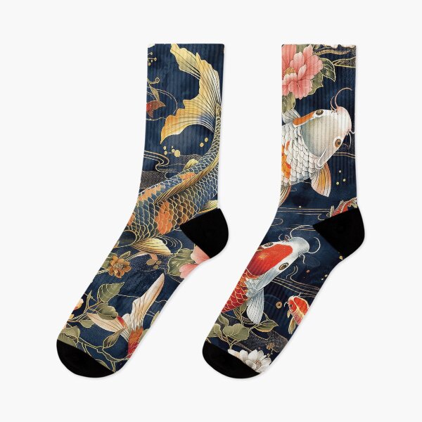 Item preview, Japanese koi fish pattern designed and sold by LittleNippon.