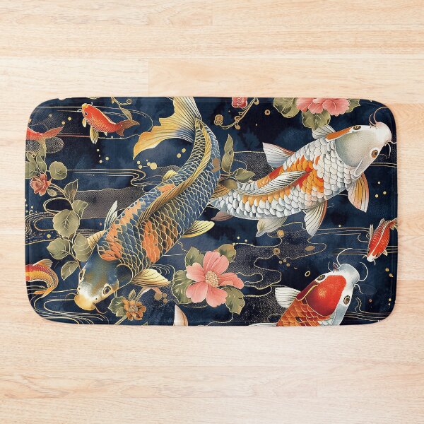Item preview, Japanese koi fish pattern designed and sold by LittleNippon.