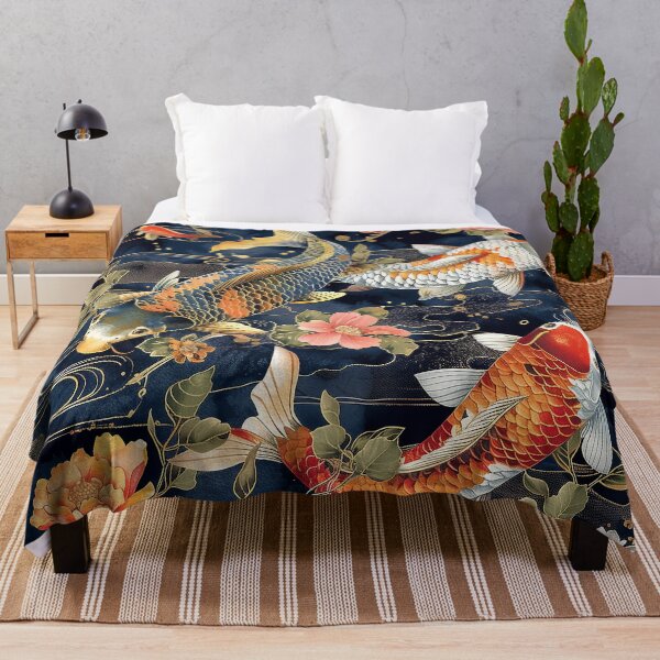 Item preview, Japanese koi fish pattern designed and sold by LittleNippon.