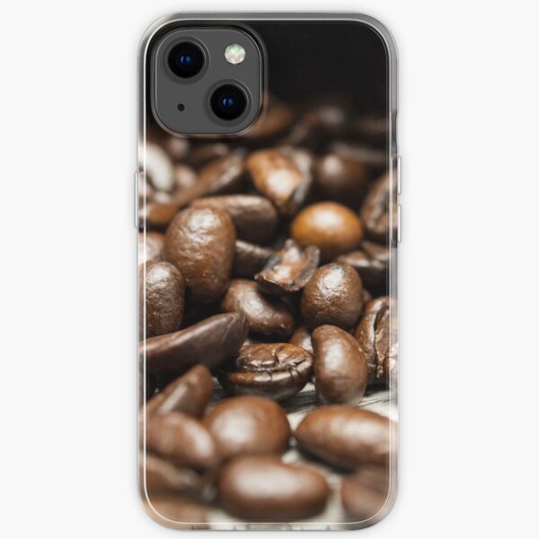Spilled Coffee Beans iPhone Soft Case