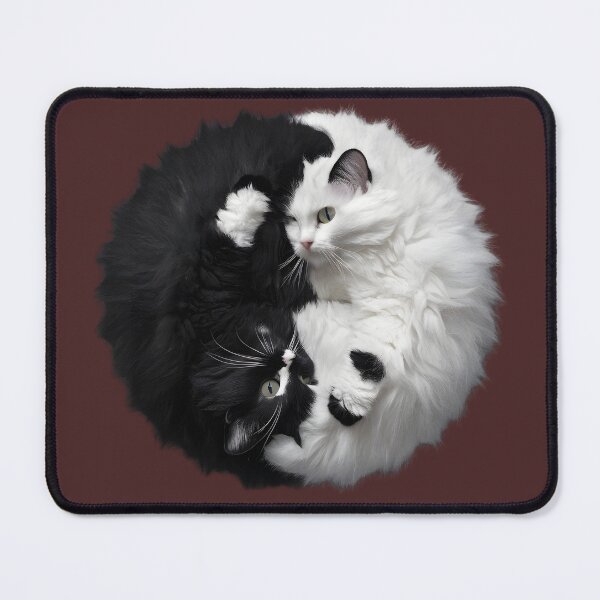 Item preview, Two Cats - Yin Yang designed and sold by KiraChie.