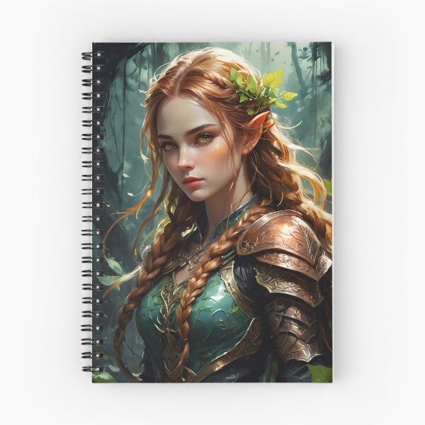 Item preview, Fantasy Elf Girl in Forest designed and sold by ByteyCreatives.