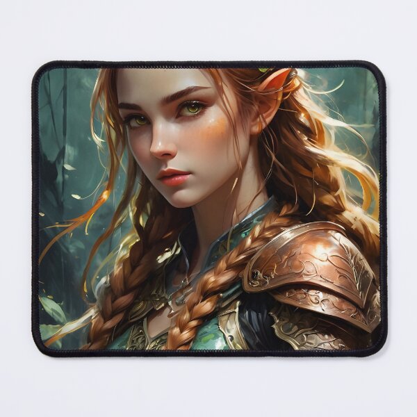 Item preview, Fantasy Elf Girl in Forest designed and sold by ByteyCreatives.