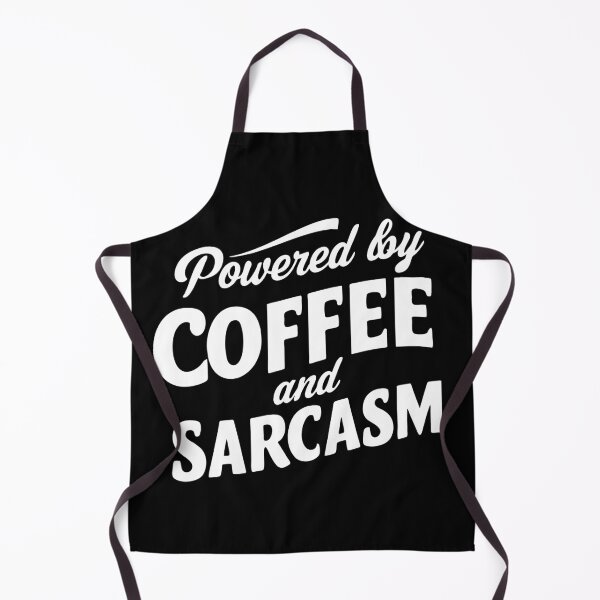 Item preview, Powered by Coffee and Sarcasm - Funny Quote Graphi designed and sold by BNCH44.