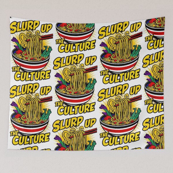 Item preview, SLURP UP THE CULTURE: A Culinary Journey Through Vibrant Colors and Flavors designed and sold by SplashTastic.