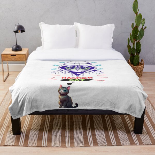 Item preview, cat hacker designed and sold by UnikatArt.