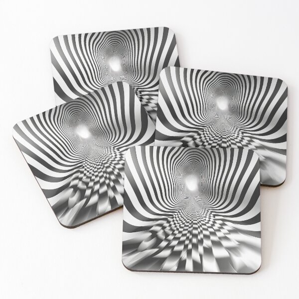 Item preview, Black and White Future Checkered Past Waves designed and sold by OriginalBeerCat.