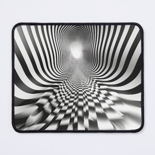 Item preview, Black and White Future Checkered Past Waves designed and sold by OriginalBeerCat.