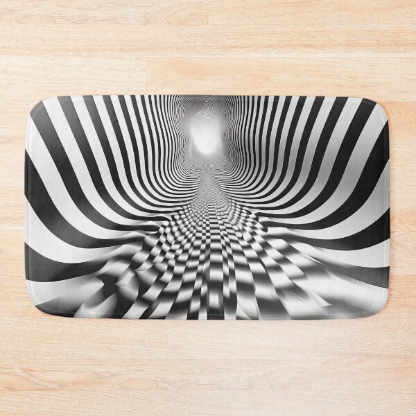 Item preview, Black and White Future Checkered Past Waves designed and sold by OriginalBeerCat.