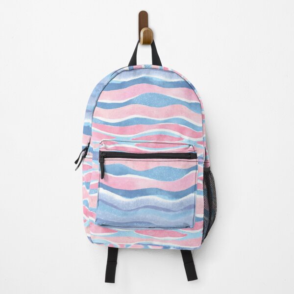Item preview, Blue Pink Waves Pattern designed and sold by COnline Designs Corner.
