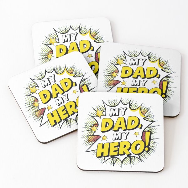 Item preview, My Dad, My Hero: Dynamic Superhero Comic Style Artwork, Father's Day designed and sold by Art00786.