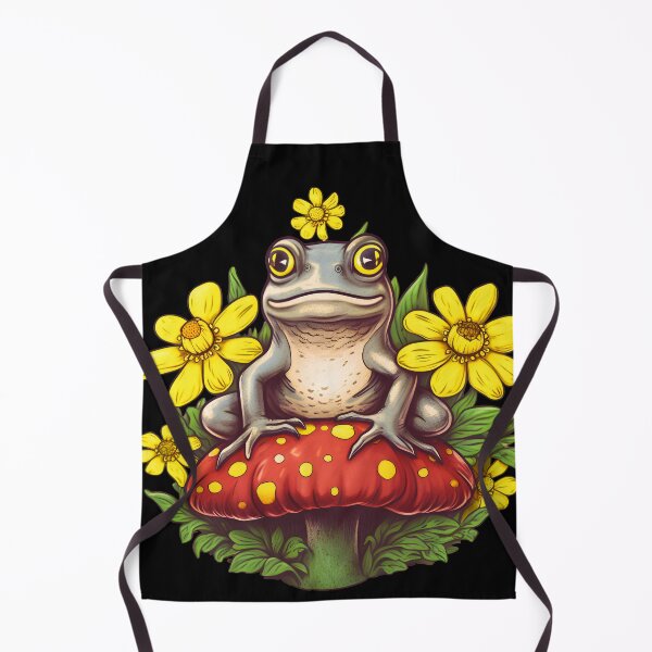 Item preview, Vintage Color Happy Frog Botany and Animals  designed and sold by CyberArtistOne.