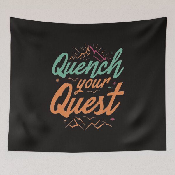 Item preview, Quench Your Quest Adventure Graphic T-Shirt - Nature Inspired Wanderlust Design designed and sold by SSulatul101.