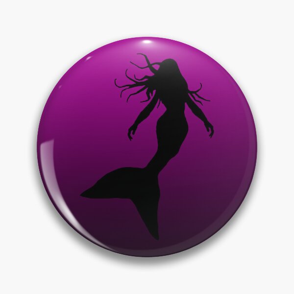 Item preview, Mysterious Mermaid Silhouette Under the Sea Art 4 of 4 designed and sold by Beachy.