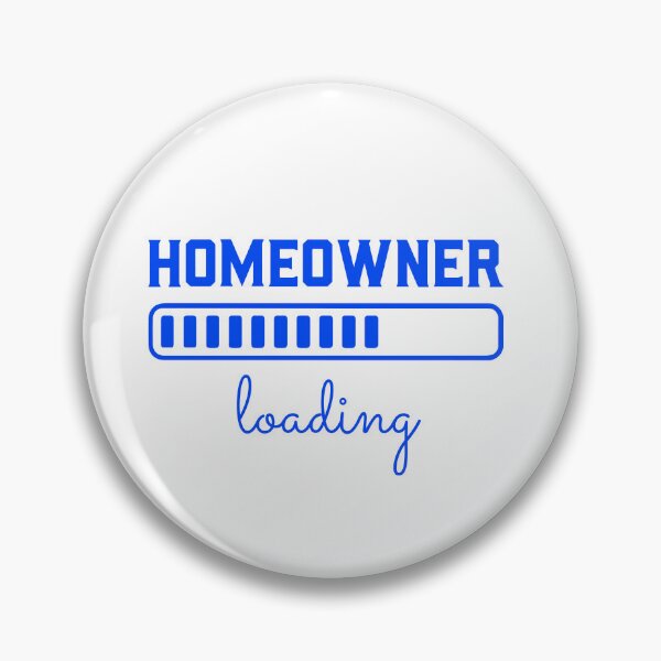 Item preview, Homeowner loading - blue text designed and sold by EmeraldeaArt.