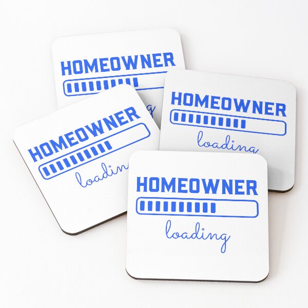 Item preview, Homeowner loading - blue text designed and sold by EmeraldeaArt.