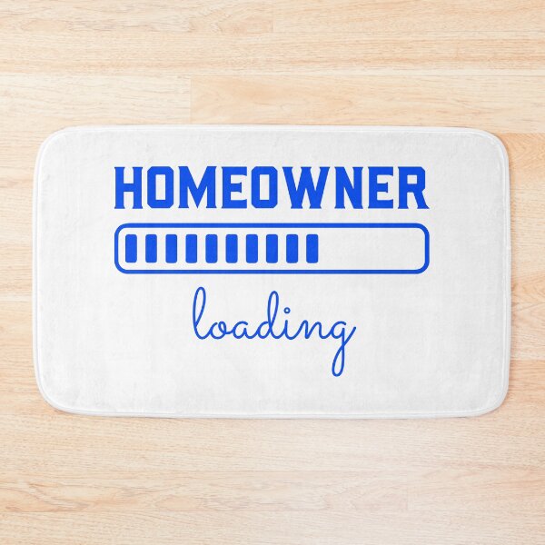 Item preview, Homeowner loading - blue text designed and sold by EmeraldeaArt.