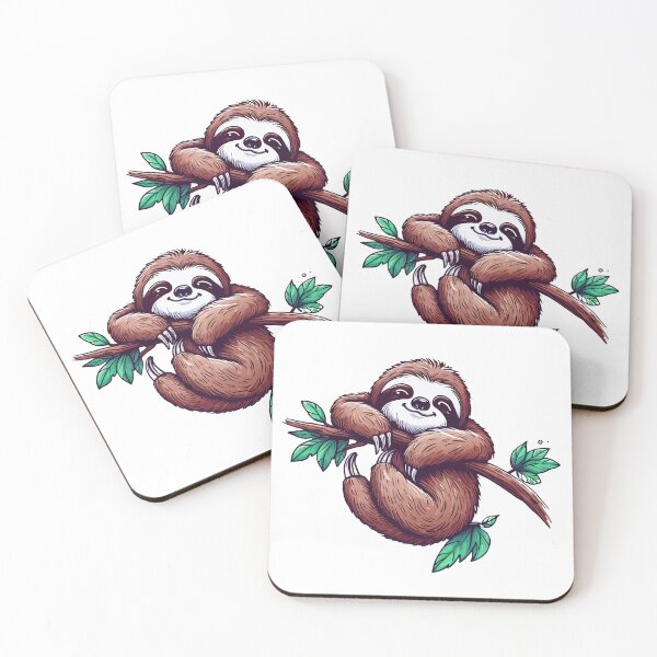 Item preview, Chill Sloth - Whimsical Tree Hugger designed and sold by Designowner.