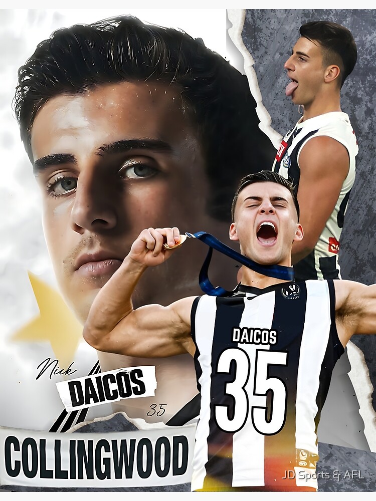"Nick Daicos Collingwood Football Club AFL" Poster for Sale by