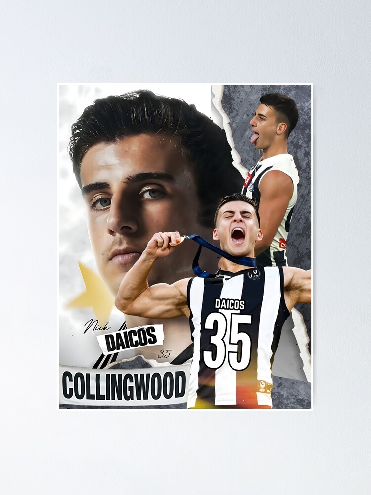 "Nick Daicos Collingwood Football Club AFL" Poster for Sale by