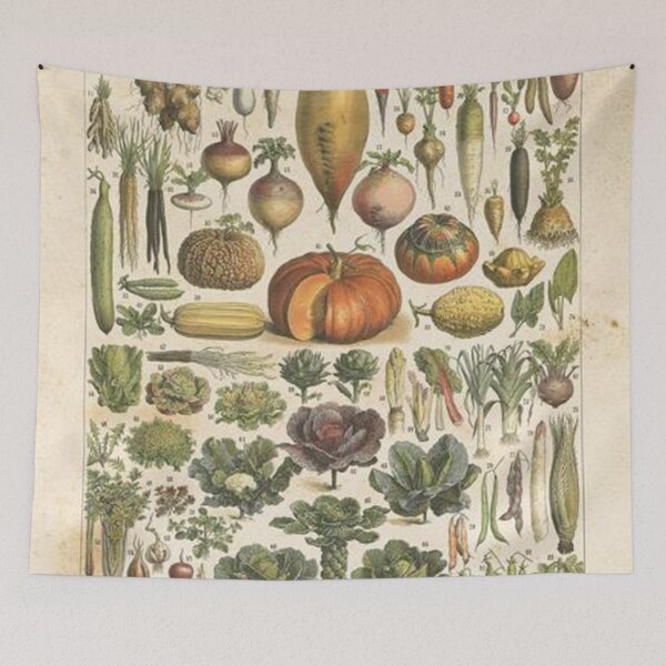 Item preview, French Vegetable Chart designed and sold by keylaMillson.