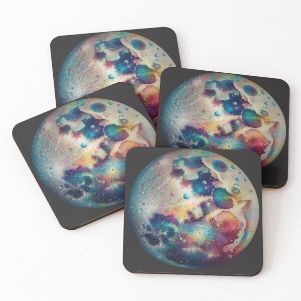 Item preview, The Moon with polka dots designed and sold by FantasyPearl.
