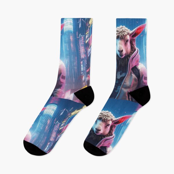 Item preview, cool cyberpunk sheep designed and sold by Mauswohn.