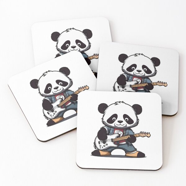 Item preview, Panda Playing Electric Guitar designed and sold by The-Photo-Loft.