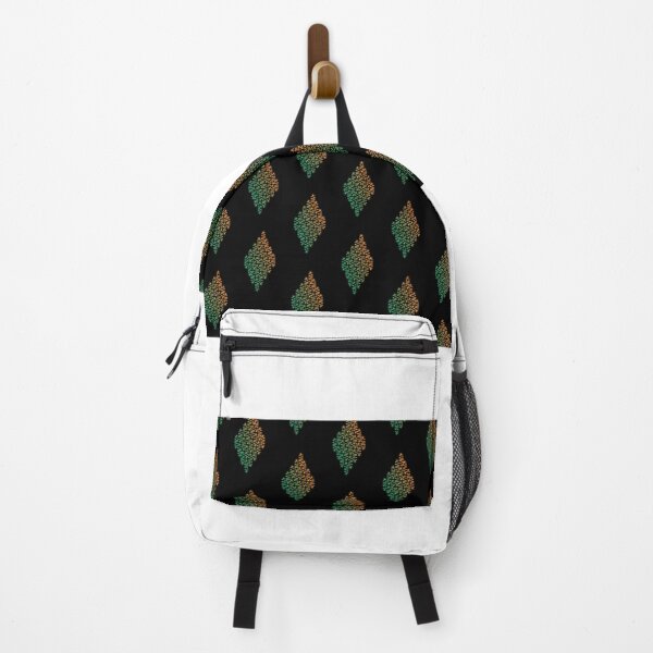 Item preview, Green-orange-black geometric pattern designed and sold by wonghong.