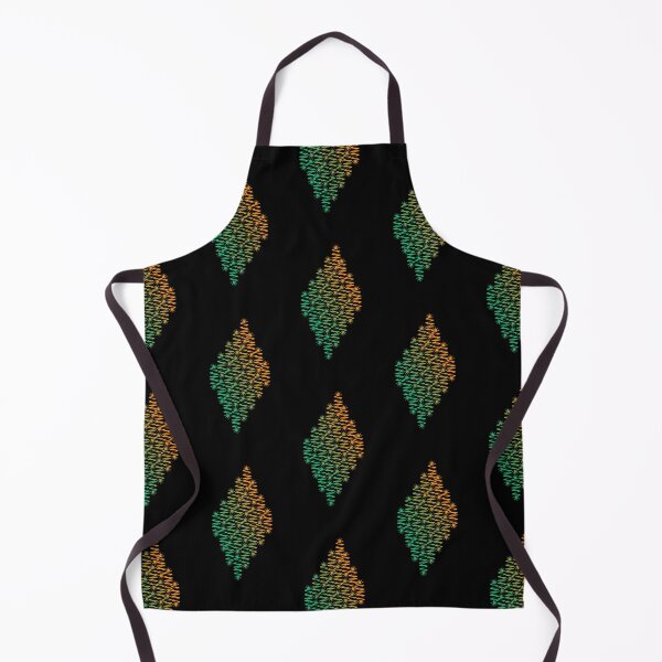 Item preview, Green-orange-black geometric pattern designed and sold by wonghong.