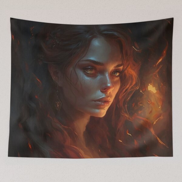 Item preview, Seraphic Lament: The Glow of Hope in Darkness designed and sold by oanaunciuleanu.