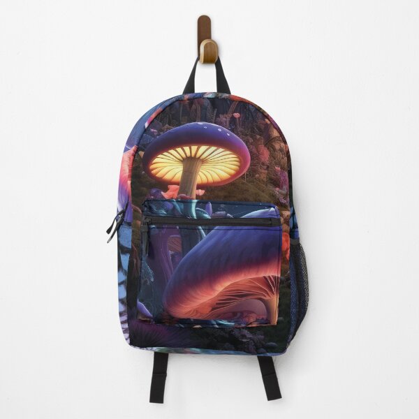 Item preview, magic mushrooms at night, surreal landscape designed and sold by Mauswohn.