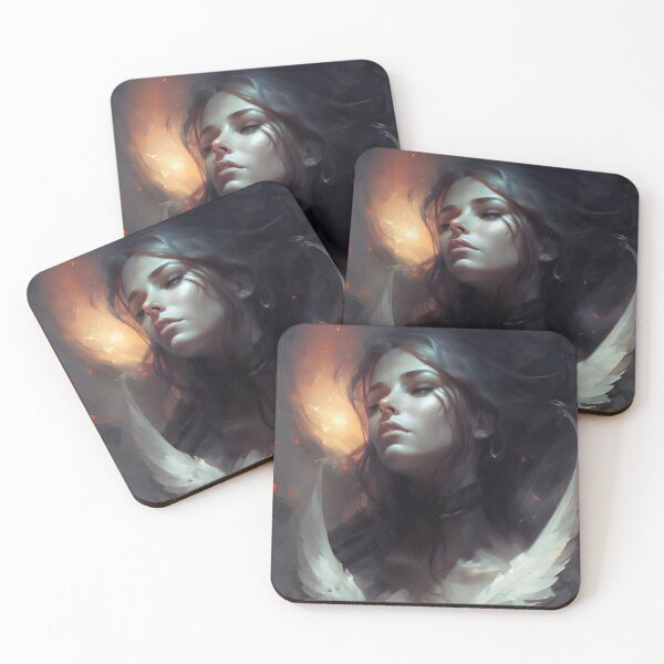 Item preview, Seraphic Lament: The Glow of Hope in Darkness designed and sold by oanaunciuleanu.