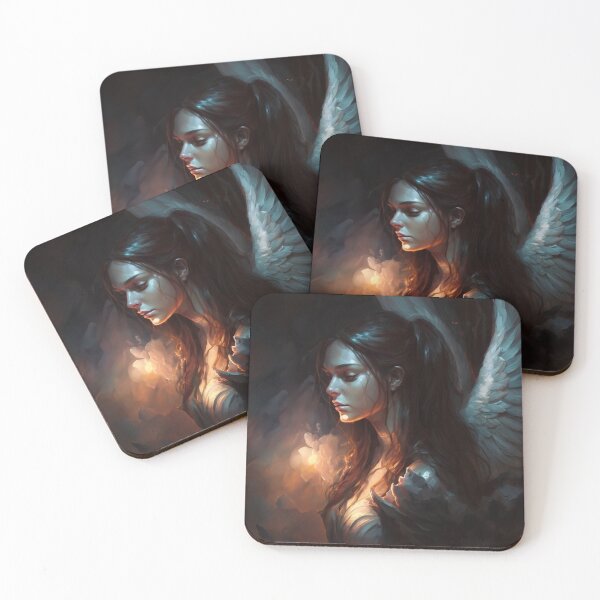 Item preview, Seraphic Lament: The Glow of Hope in Darkness designed and sold by oanaunciuleanu.