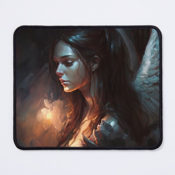 Item preview, Seraphic Lament: The Glow of Hope in Darkness designed and sold by oanaunciuleanu.