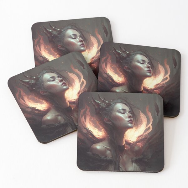 Item preview, Seraphic Lament: The Glow of Hope in Darkness designed and sold by oanaunciuleanu.